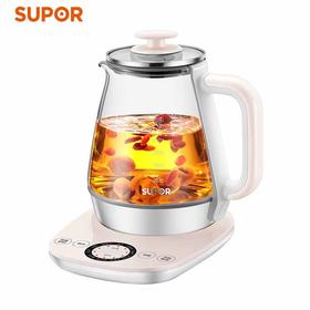 苏泊尔(SUPOR) ZMD安心系列 养生壶 1.5L 高硼玻璃 多功能 智能预约 全自动加热 煮茶壶煮茶器苏泊尔电水壶 SW-15Y12