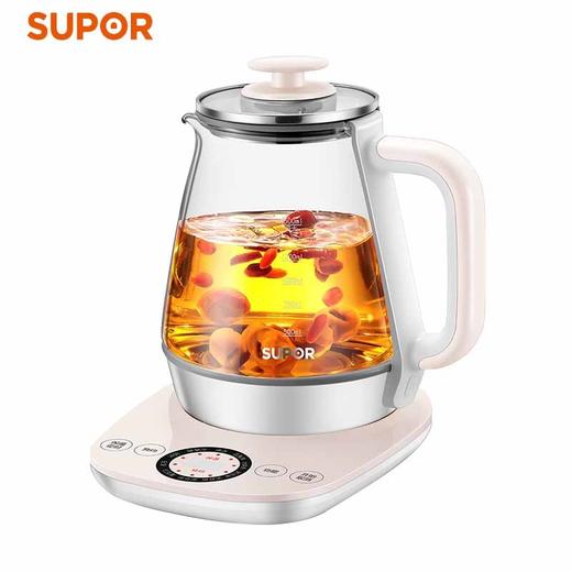 苏泊尔(SUPOR) ZMD安心系列 养生壶 1.5L 高硼玻璃 多功能 智能预约 全自动加热 煮茶壶煮茶器苏泊尔电水壶 SW-15Y12 商品图0