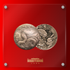 「2025」“灵蛇献瑞”乙巳蛇年错银大铜章 商品缩略图0