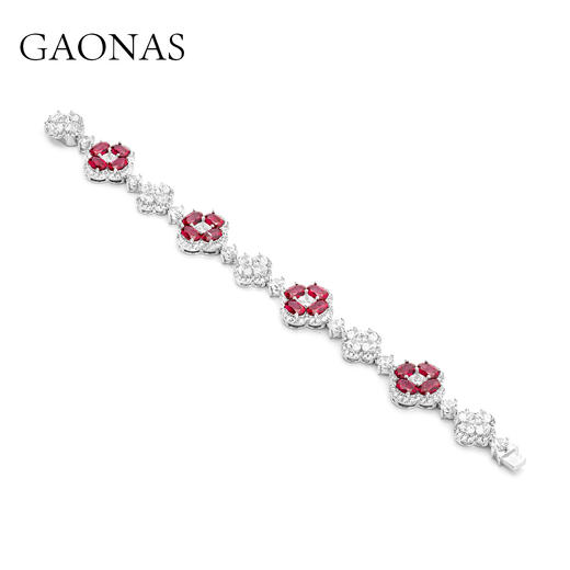 GAONAS  圣诞红 秋冬贵气百搭红色手链11793SR 商品图1