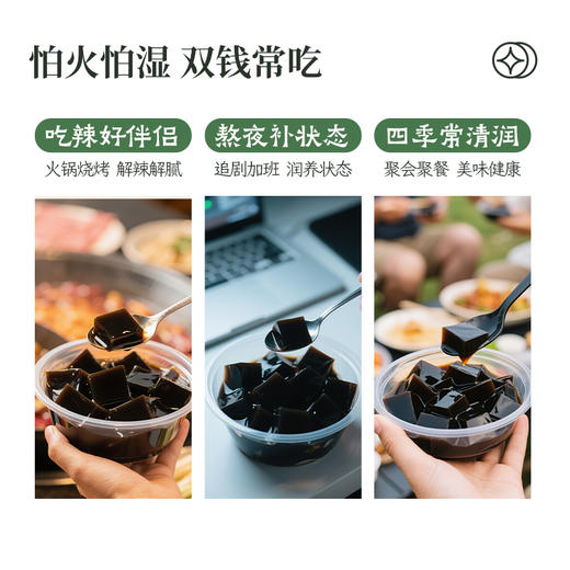 梧州双钱龟苓膏本草源制易拉罐礼盒250克*12罐装 商品图2