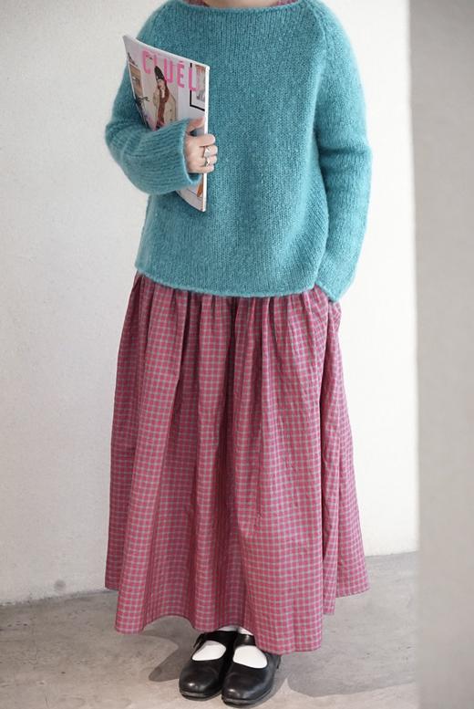 apuntob 马海毛初恋蓝毛衣 商品图2