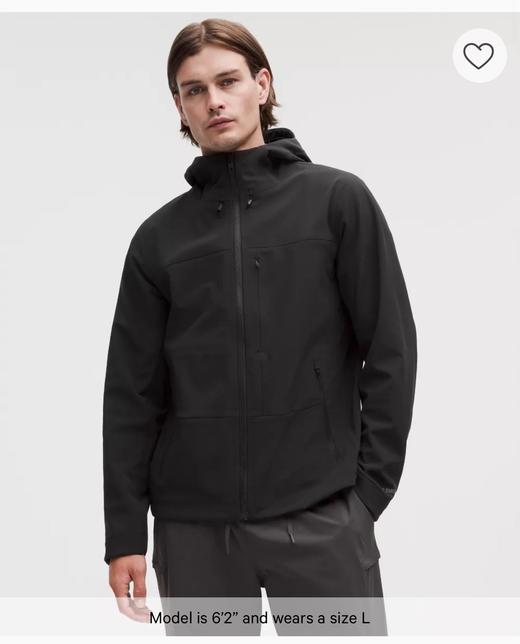 连帽款 1U1U秋冬款软壳防风防泼加绒男装夹克外套 WT945 商品图0