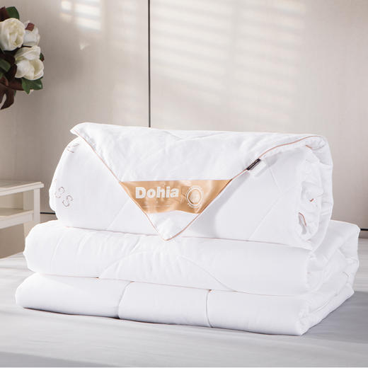 多喜爱 臻品绵羊毛生物绒亲肤加厚冬被/子母被 cs【超细羊毛】【60S全棉提花】【柔软贴身】【温暖舒适】分区保暖 精致烫钻 多种厚度 皮质手提包 商品图11
