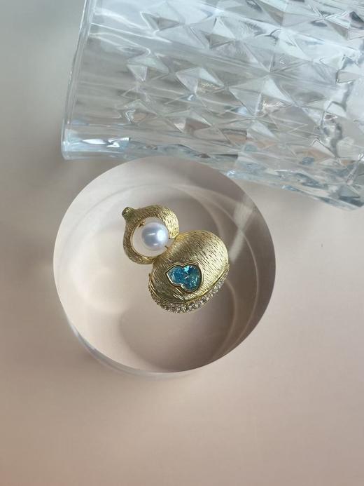 【秒杀】佐奈美（SANAMI）复古国风淡水珍珠胸针吊坠（送链子一条） 商品图5