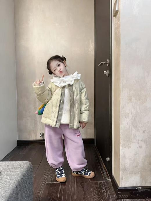 【秒杀】特价捡漏❗“软fufu”一条过冬不冻腿～🔥【喜林贝尔 儿童奥利绒笑脸卫裤】 商品图3