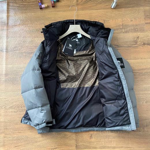 骆驼2025新款刺绣logo徽标袖章情侣款白鸭绒羽绒服 商品图6