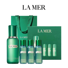 【海蓝之谜平衡油皮精粹水套盒】LAMER海蓝之谜全新焕透精粹水150ml-油皮专用（150ml*1+30ml*3）礼盒礼袋