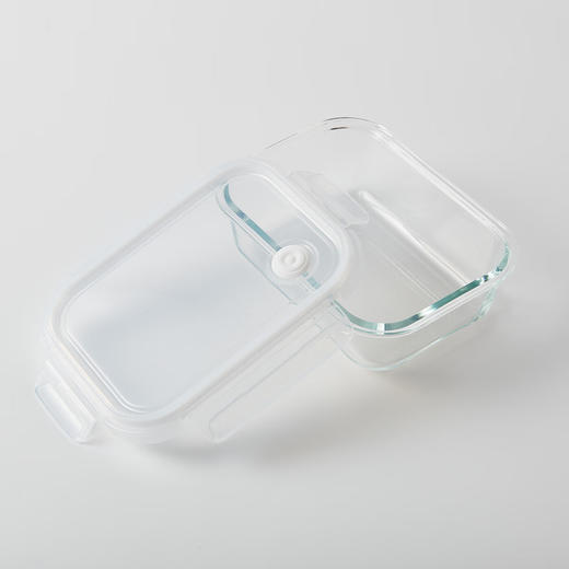 食品存储附硅胶阀耐热玻璃保鲜盒保存容器可微波 商品图9