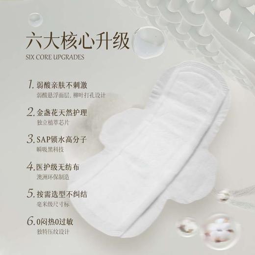 【新国标】MALORY金盏花卫生巾 澳洲进口姨妈巾 防超薄透气侧漏抑菌 商品图1