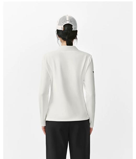 点此购买 比音勒芬秋冬季女士加绒五粒扣高尔夫Polo衫 ss 338078 商品图12