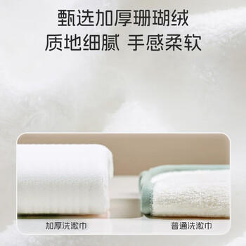 马博士儿童洗漱巾宝宝毛巾洗脸巾婴儿口水巾擦脸刷牙围嘴防水 蓝色云朵 商品图1