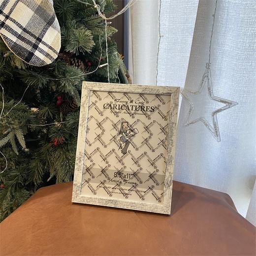 高品质 木质边框 相框摆台 多用途画框 营业执照证书专利展示框 31x25cm 商品图0