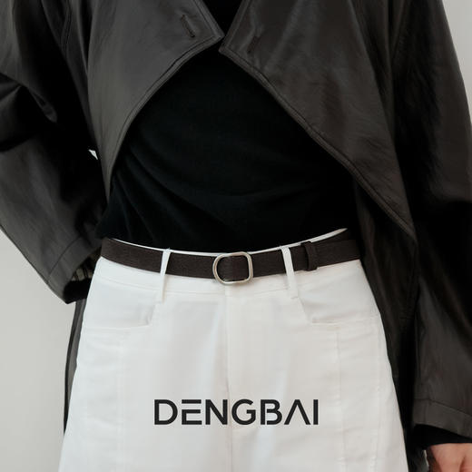 登白DENGBAI 雪花绒无孔牛皮腰带【本商品不支持用券】 商品图3