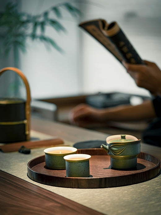 【预售7天】万仟堂旅行茶具套装家用一人高颜值户外茶具套装便携式茶具三星堆 瓷器商品不支持七天无理由 商品图1