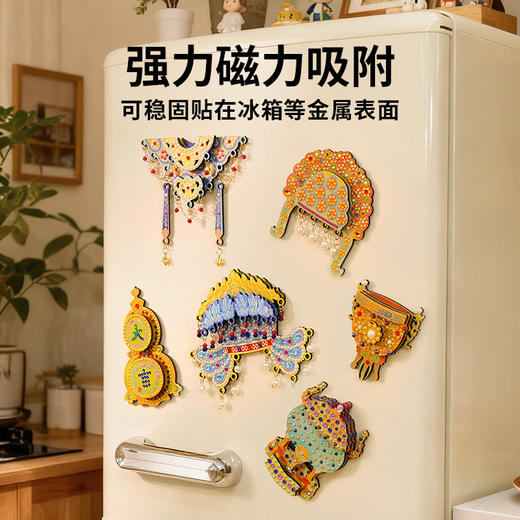 TOI图益文物小匠 文物修复儿童手工diy拼装玩具冰箱贴礼物 商品图4