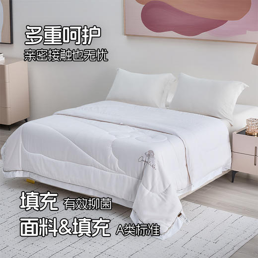 多喜爱 臻奢极暖纯绵羊毛加厚冬被【100%新疆纯绵羊毛】【60S细羊毛】【60S提花面料】【丝光工艺】加厚填充 舒适温暖 细腻亲肤 烫钻工艺 PU皮手提包 商品图1