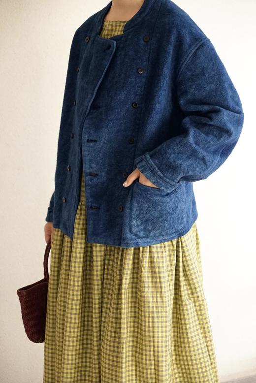 outil 棉质磨毛双排扣夹克 商品图3