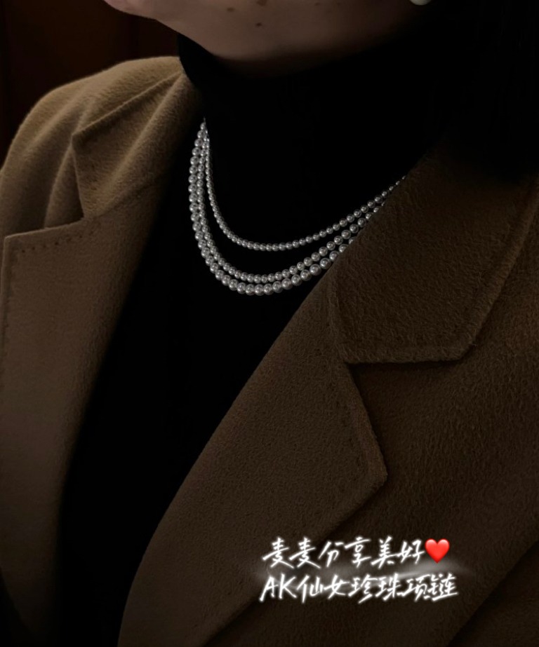 【AK仙女珍珠项链】麦麦诸暨珍珠溯源行，货尖中优中择优的品质，亲自把控挑选，大家放心跟麦麦入！