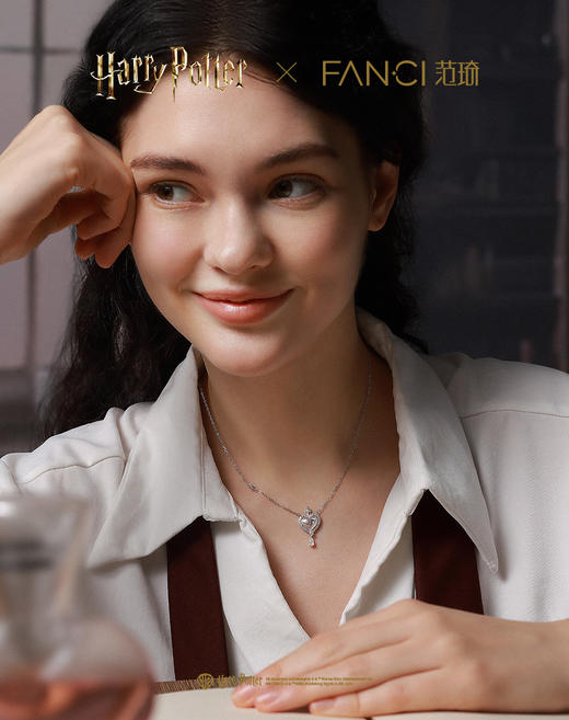 Fanci范琦x哈利波特联名系列 爱情魔药丝绒款项链S925银女生日新年礼物 商品图1