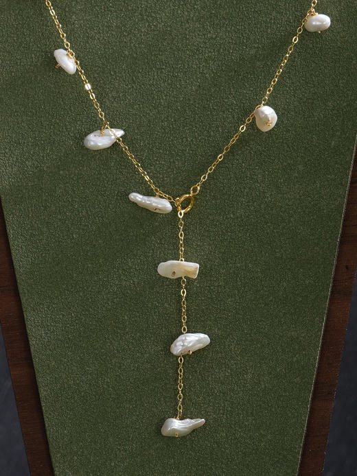 子佩集【荆棘缪斯】银S925珍珠项链【SGN0630002】4*8mm珠巴洛克2512 商品图3