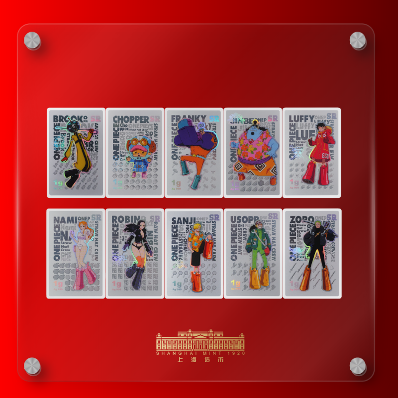 【限时上新】航海王冒险嘉年华盲盒银卡常规版Ag.999 1g