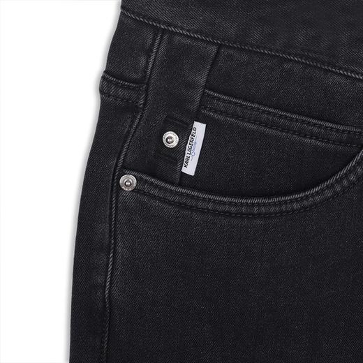 【KARL LAGERFELD】刺绣合体原色牛仔裤 商品图9