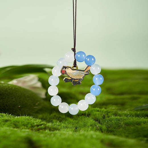 物兮物 工艺美术系列 草莓小偷手机链 商品图3