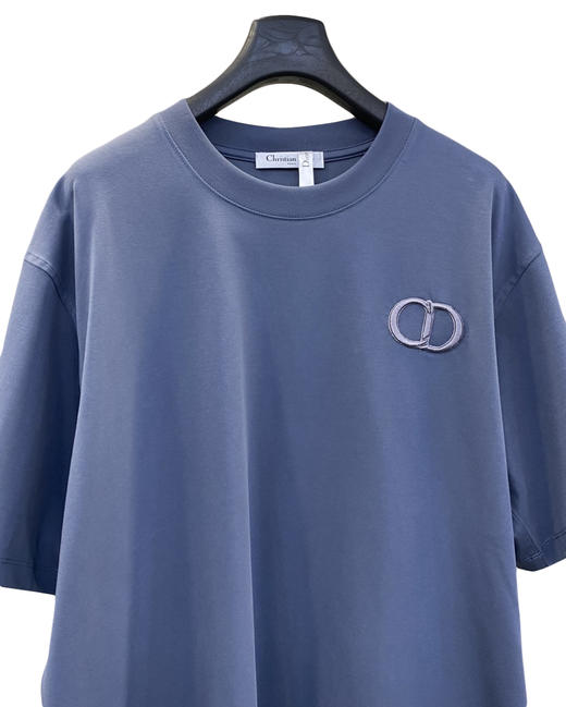 中性款logo刺绣棉质短袖T恤la010 商品图2