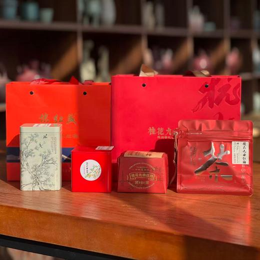 楼红盛桂花九曲红梅茶（一级/二级/特级）甄选春日精制九曲红梅，与秋季头采芬芳金桂【小卖部亲选 溯源冬日好茶】 商品图3