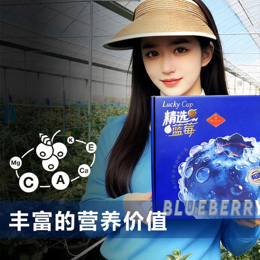 云南“育溪”L25花香蓝莓精选新鲜水果顺丰特快包邮 商品图1