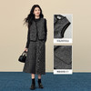 【12/17新品】熙世界财阀千金小香风灰色套装女秋冬羊毛呢马甲阔腿八分裤两件套 商品缩略图2