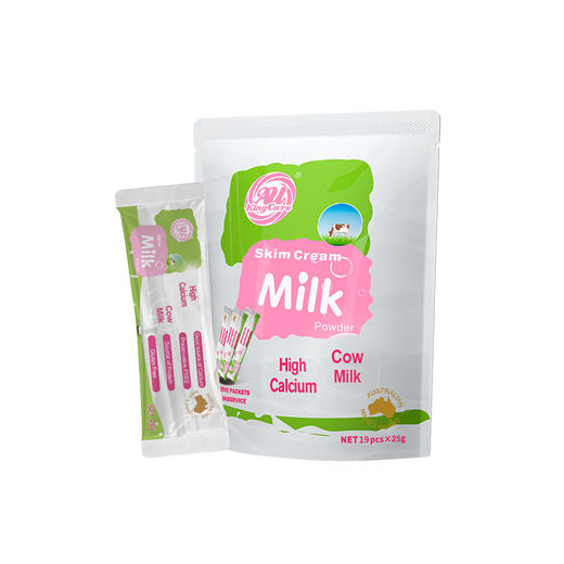 Au Kingcare 珍澳高钙脱脂速溶奶粉便携装475G (19条*25G) 763 商品图4