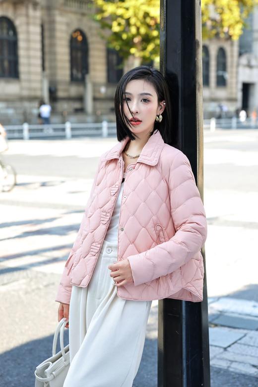 SZ6R30_漆黑色/盈盈色/栗壳色/凝脂色_羽绒服_秋冬_轻薄保暖宽松显瘦_高级女装_BERNIEELEN 伯妮斯茵 商品图4