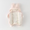 婴儿连体羽绒服白鸭绒2025新生儿连体衣女宝宝加厚保暖粉色爬服 商品缩略图2