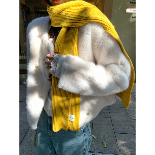 <曾小咸推荐>现货秒杀 ！微信超特价！7色韩系针织围巾 日常89.99 立减40 秒杀49.99！！卫衣 秒杀89.99！！开衫 秒杀89.99 商品图3