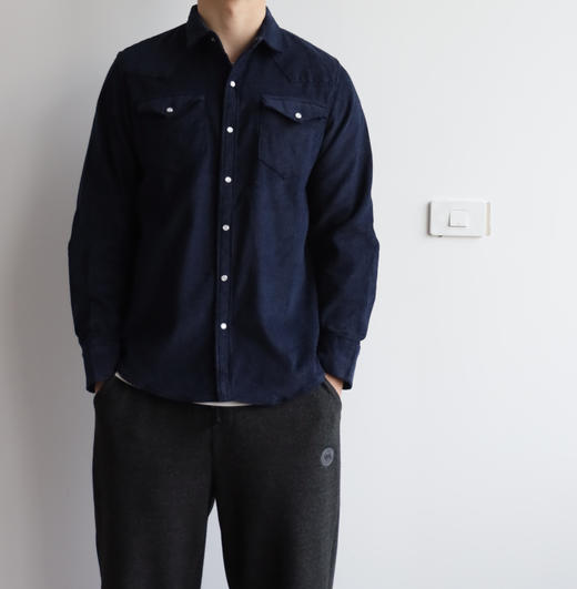 R.R.L 复古风格厚灯芯绒衬衫外套 CS002 商品图2