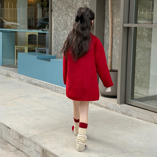 冬日氛围感【麦乐拉 马年儿童双旦服】外套款 喜气洋洋  心动穿搭 商品图8