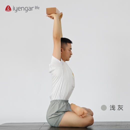 艾扬格 life C4014 男装习练瑜伽短裤 带弹力棉质面料 商品图2