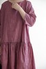 apuntob 格纹真丝连衣裙(覆盆子红格/青柠黄格) 商品缩略图4