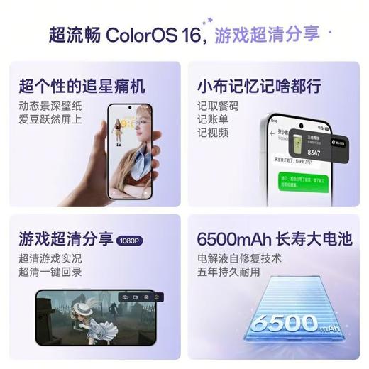 OPPO Reno15c 到店购机享200-300元补贴卷（补贴卷可作为VIP系列卷／回收卷／融合卷／配件卷/换新补贴/使用5选1） 商品图4