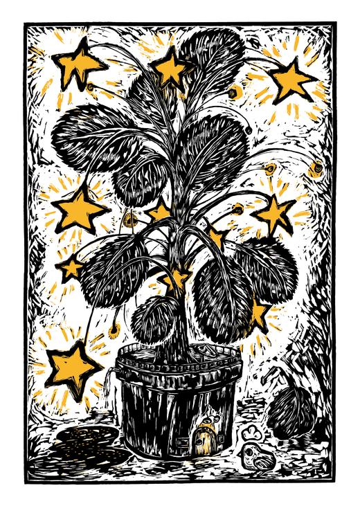 锦江丨开雾丨星星树亚克力装饰画 商品图0