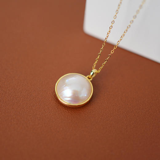 【秒杀】佐奈美（SANAMI）简约海水马贝吊坠 商品图2