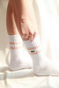 大毛圈+大毛巾底，条纹中筒袜。软支撑小标刺绣带脚型袜子C121768 商品缩略图10