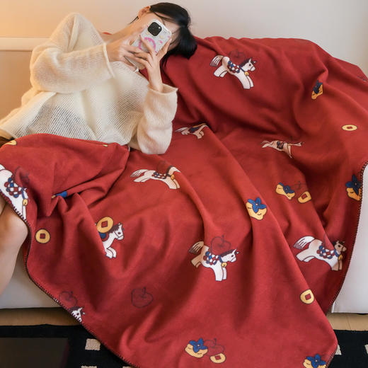 自然醒秋冬仿羊毛绒毛毯-花园小马系列MT 商品图0