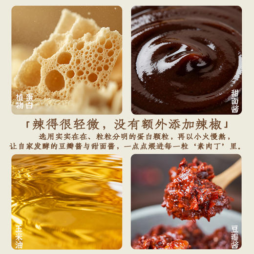 素炸酱 植物配方净素 微辣 拌面炒菜炒饭杂酱 商品图3