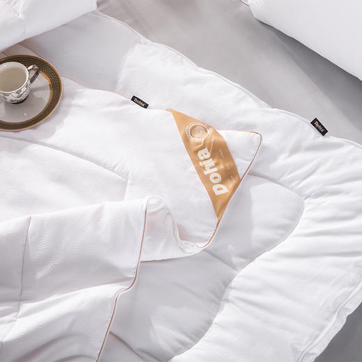 多喜爱 臻品绵羊毛生物绒亲肤加厚冬被/子母被 cs【超细羊毛】【60S全棉提花】【柔软贴身】【温暖舒适】分区保暖 精致烫钻 多种厚度 皮质手提包 商品图10