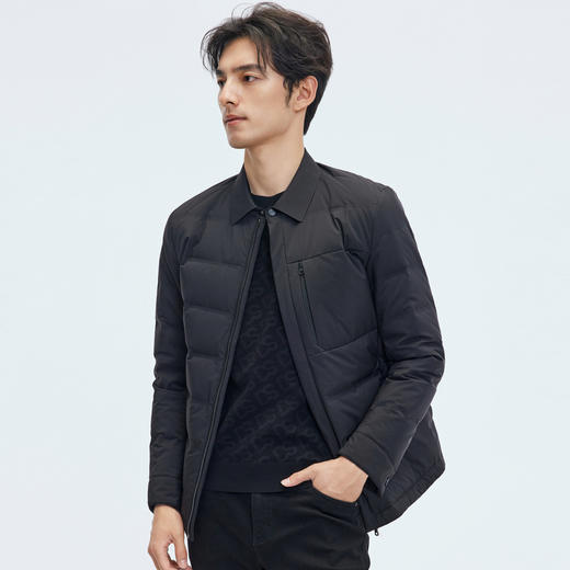 【门店同款&鸭绒】圣得西2025年冬季男士保暖舒适翻领羽绒服 
 商品图1