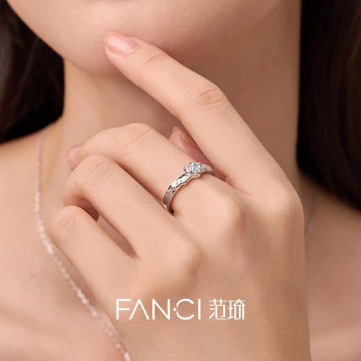 Fanci范琦 山海之恋系列极地之心戒指轻奢小众送女朋友生日礼物 商品图3