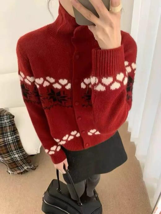 SZ6E08_凝脂色_针织衫_秋冬_高领立领长袖复古氛围感_高级女装_BERNIEELEN 伯妮斯茵 商品图2